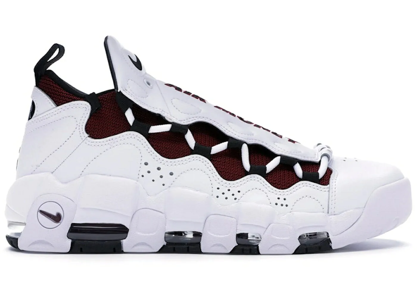 ナイキ 白色 ホワイト 黒色 ブラック チーム 赤 レッド エアモアマネー スニーカー メンズ NIKE AIR MORE MONEY WHITE BLACK TEAM RED / WHITE BLACK TEAM RED