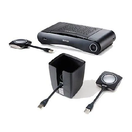 【平行輸入品】Barco CS-100 Bundle | Standalone Wireless Presentation System with ClickShare Tray and 2 Buttons