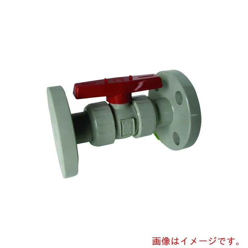 【別途送料あり】積水化学工業（SEKISUI） エスロン ボールバルブ 本体材質ＰＰ シール材質ＦＫＭ ＪＩＳ１０ＫＦ ４０Ａ 【品番：BP40FXV】