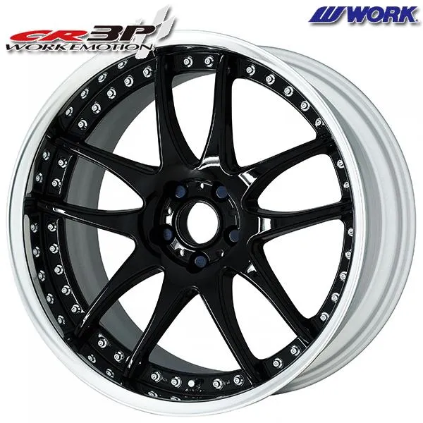 サマータイヤ ホイール4本セット 225/40R18インチ 5H114.3 WORK ワーク エモーション CR 3P BLK ヨコハマ アドバンデシベル V553