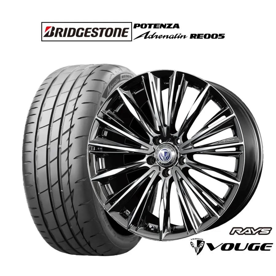 サマータイヤ ホイール4本セット レイズ ベルサス ストラテジーア ヴォウジェ ブリヂストン POTENZA ポテンザ Adrenalin(アドレナリン) RE005 225/40R19
