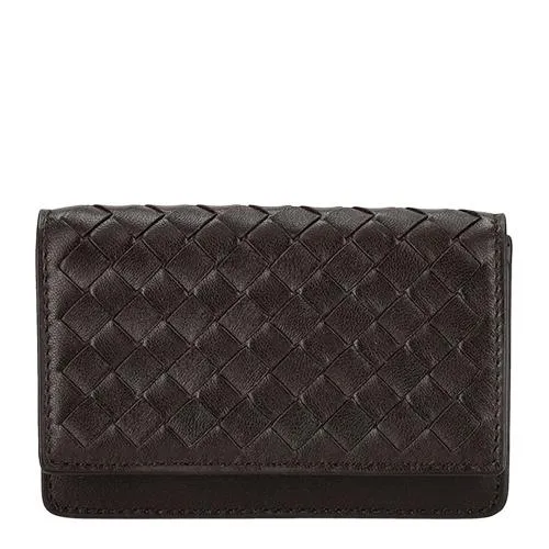 ボッテガヴェネタ カードケース 名刺入れ メンズ イントレチャート ブラウン BOTTEGA VENETA 133945 V3UN1 2145