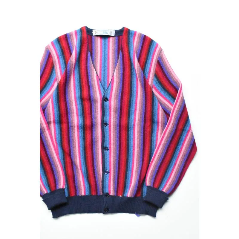 【NEW!】FANNI LEMMERMAYER (ファニレマメイヤー) Multi Stripe V-neck Cardigan [MULTI]