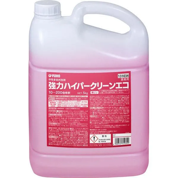 ミッケル化学:【5kgx2】強力ハイパークリーンエコ 131034(メーカー直送品) 中性 溶剤 生分解性 安心 安全 強力 131034