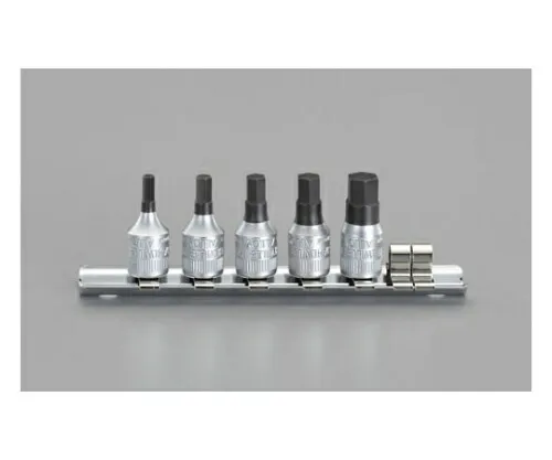 エスコ [INHEX]ビットソケット 1/4\"DR/3-8mm EA617XL-100 1セット