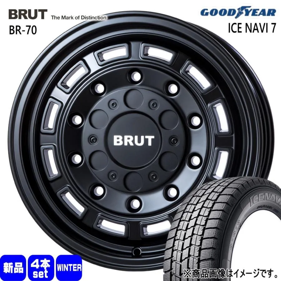 ライズ ロッキー ハイブリッド  グッドイヤー 215/65R16 98Q ICE NAVI 7 冬用 スタッドレスタイヤ BRUT BR-70