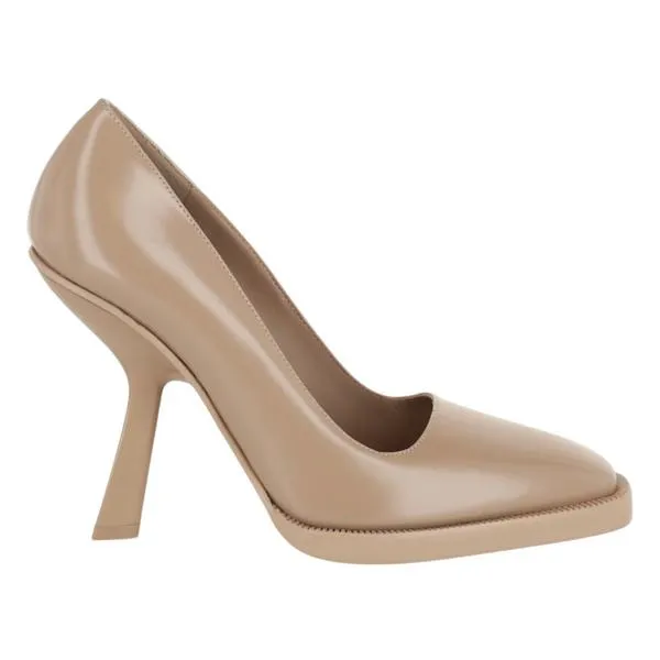 Ferragamo フェラガモ レディース スニーカー Ferragamo Anser X5 Leather Pumps Beige White (Women's) 【サイズ US_6.5(23.5cm)】