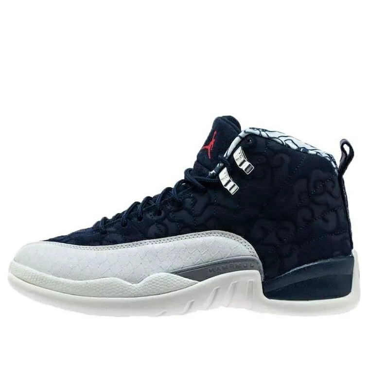 ナイキ ジョーダン カレッジ 紺色 ネイビー 赤 レッド INTERNATIONAL FLIGHT スニーカー メンズ JORDAN AIR 12 RETRO BV8016-445 / COLLEGE NAVY UNIVERSITY RED