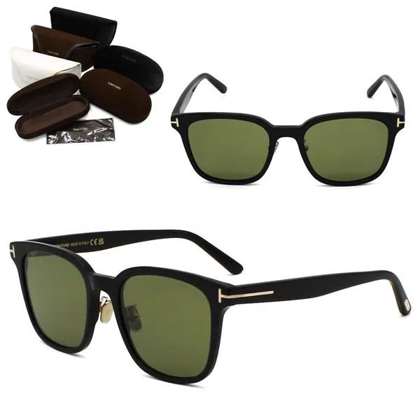 並行輸入品 トムフォード サングラス TOM FORD FT1135-K/S 01N-54 TF1135-K ブラック ライトグリーン アジアンフィット EYEWEAR メンズ レディース
