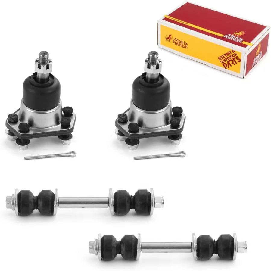 【並行輸入品】Metrix Premium 4PCS Front L/R Stabilizer Bar Link and Front Upper L/