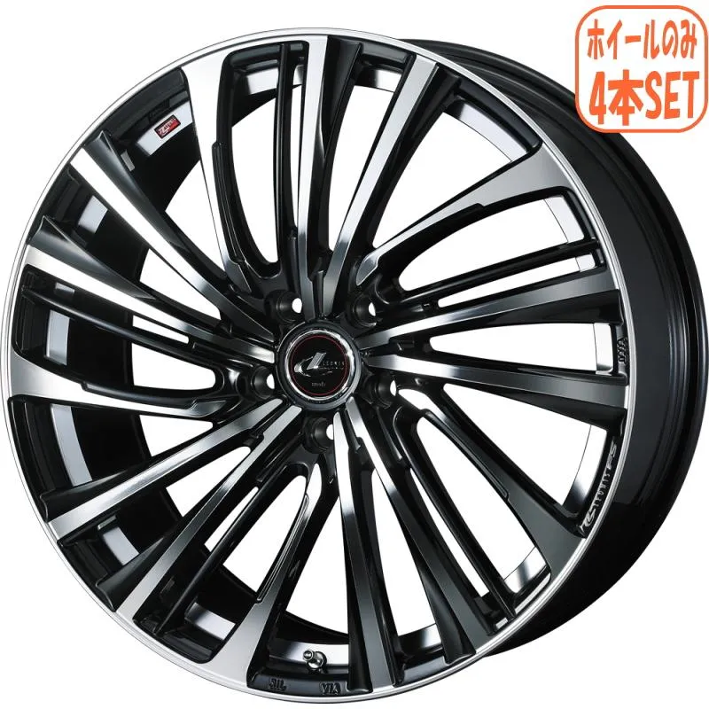 ヴェゼル レガシィB4 ZR-V ホイール4本 レオニス FS 18インチ 7J +55 5/114.3 業者様法人様送料無料