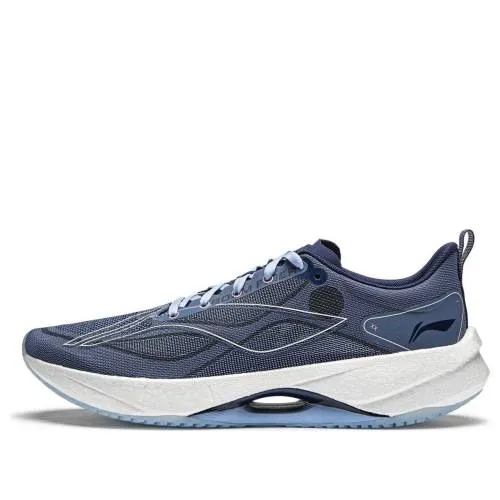 リーニン 紺色 ネイビー 白色 ホワイト NAVY WHITE スニーカー メンズ LI-NING SUPERLIGHT 21 ARBU001-9 / NAVY WHITE