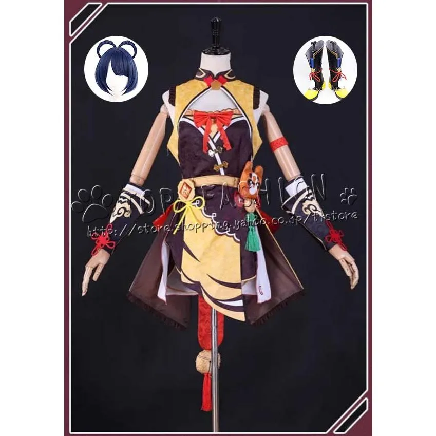 原神 げんしん genshin 香菱 しゃんりん コスプレ 衣装 ウィッグ 靴 道具 ハロウィン クリスマス 文化祭