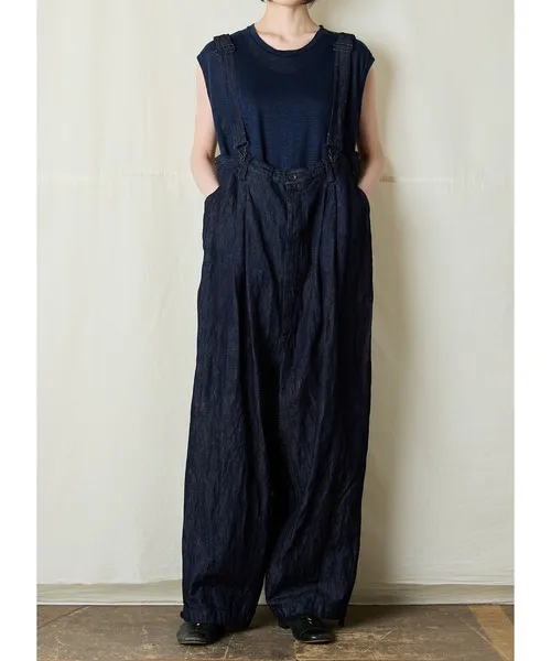 ワイドパンツ ジーンズ salopette II / denim メンズ レディース