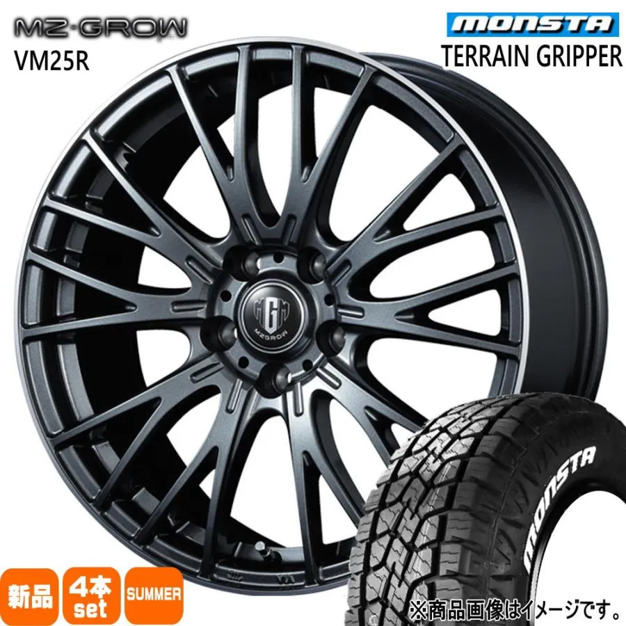 T30 T31エクストレイル デリカD5 モンスタ 215/70R16 107/105Q LT TERRAIN GRIPPER 夏用 サマータイヤ MZ-GROW VM25R