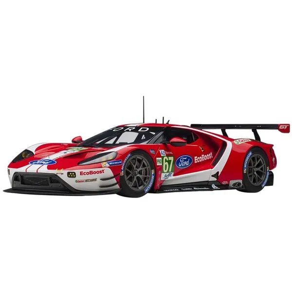 オートアート 1/18 フォード GT 2019 #67 （ル・マン24時間レース LMGTE Proクラス）（レッド/ホワイト）【81911】 ミニカー