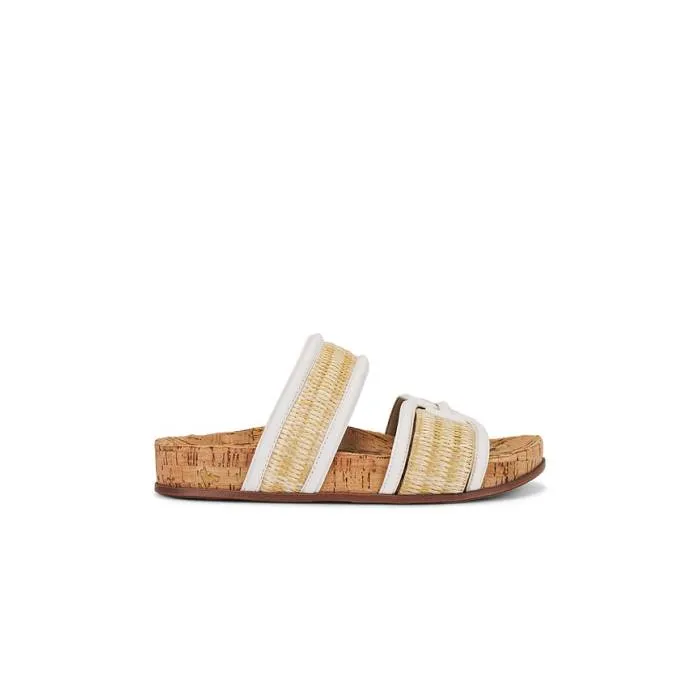サムエデルマン Sam Edelman 【 Rowan Sandal Women Natural \u0026Amp; Bright White 】 レディース ナチュラル 白色 ホワイト