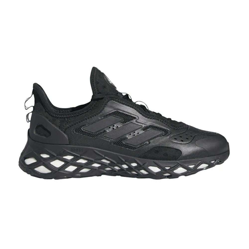 アディダス ブースト コア 黒色 ブラック BLACK WHITE スニーカー レディース ADIDAS WMNS WEB BOOST / CORE BLACK CORE BLACK CLOUD