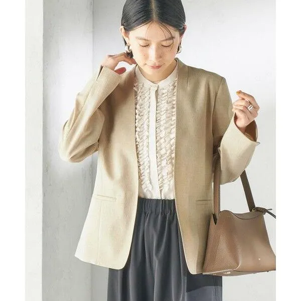 SHIPS / シップス 〈洗濯機可能/接触冷感/吸水速乾〉FUNCTION カラーレス ジャケット（セットアップ対応可）