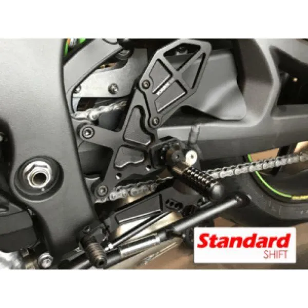 【USA在庫あり】 vtxRS403K Vortex Racing 16-20 Kawasaki ZX-10R Ninja ZX1000,17-20 ZX-10RR Ninja ZX1000 Rear Set- Black JP店