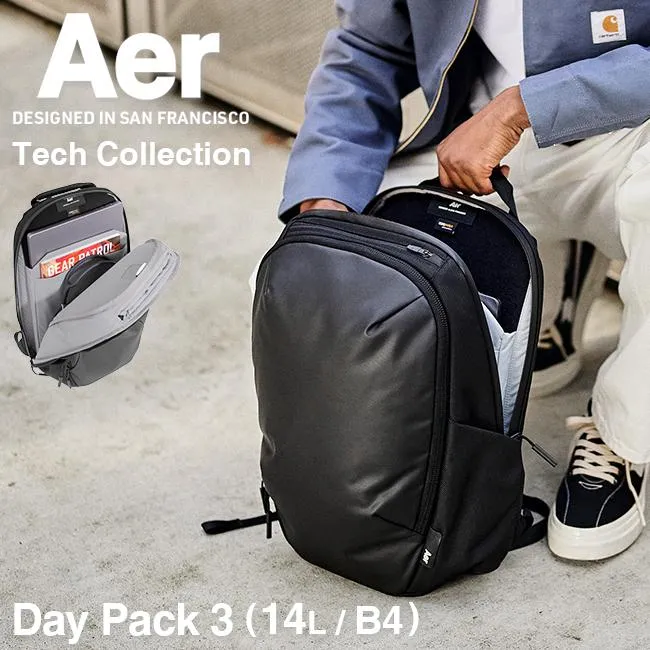 最大41% 5/25限定 Aer Day Pack 3 リュック ビジネスリュック メンズ ブランド エアー テックコレクション Tech Collection A4 B4 14L AER-31014