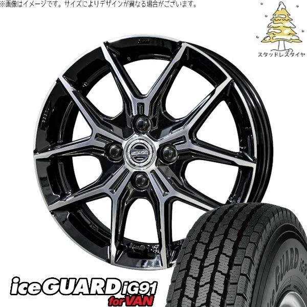 プロボックス 155/80R14 スタッドレス | アイスガード91 \u0026 スマック+EK M1 14インチ 4穴100