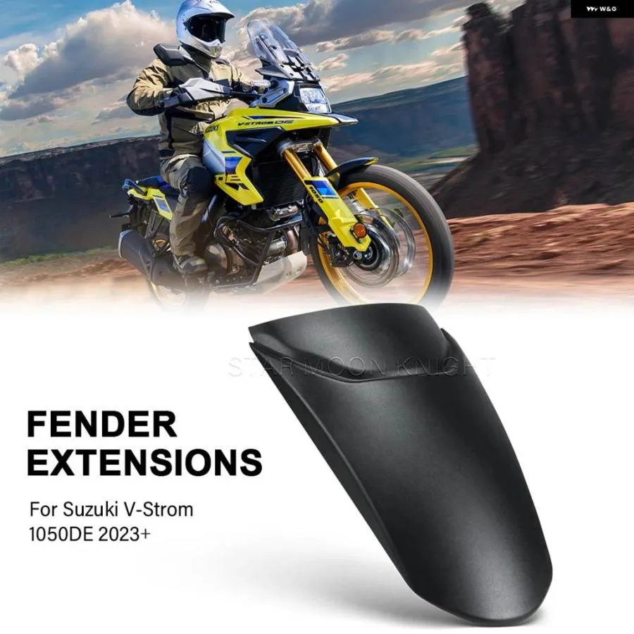 並行輸入品バイクフロントフェンダーエクステンダー スズキ 1050DE 1050 DE 2023-アクセサリー マッドガード エクステンション