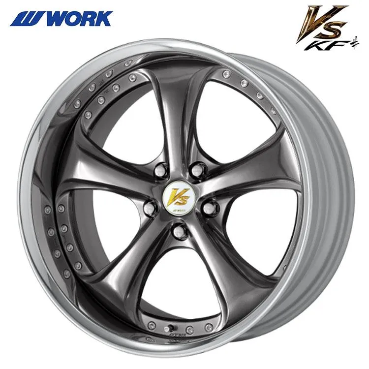 19インチ 5H114.3 10J 10J-5 5穴 ホイール 【2本セット 新品】  VS KF# FULL REVERSE BIG CALIPER Rdisk 送料無料 ワーク