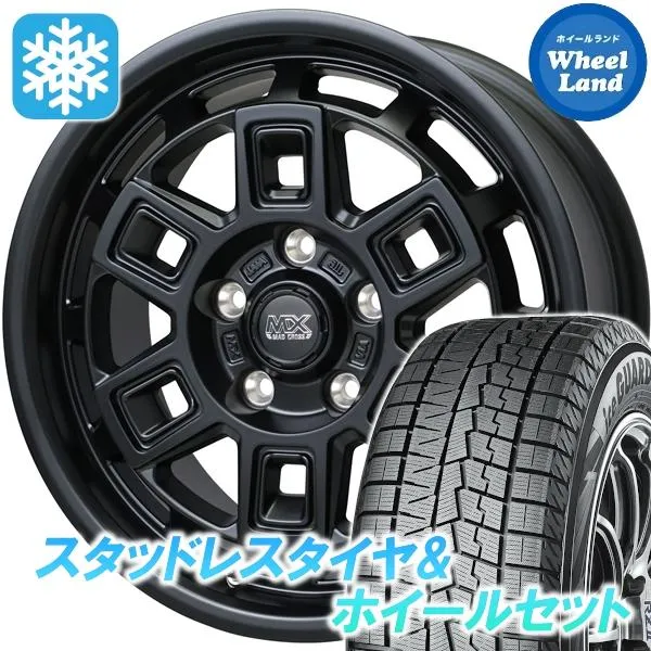 スタッドレスセット アルファード 10系 アイスガード7 IG70 225/55R17 97Q マッドクロス アイヴァー MTBK 2024年以降製造