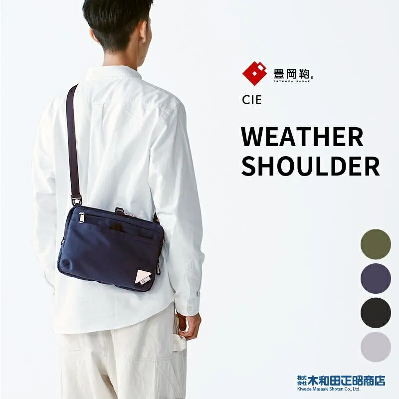 ショルダーバッグ メンズ レディース 日本製 豊岡鞄 071951 シー ウェザー CIE WEATHER SHOULDER ショルダーバッグ サコッシュ クラッチバック サブバッグ