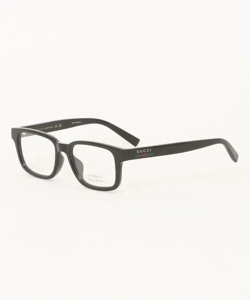 伊達メガネ メガネ 眼鏡 「GUCCI/グッチ」スクエア メガネ GG2107OL 001 54 ブラック メンズ レディース