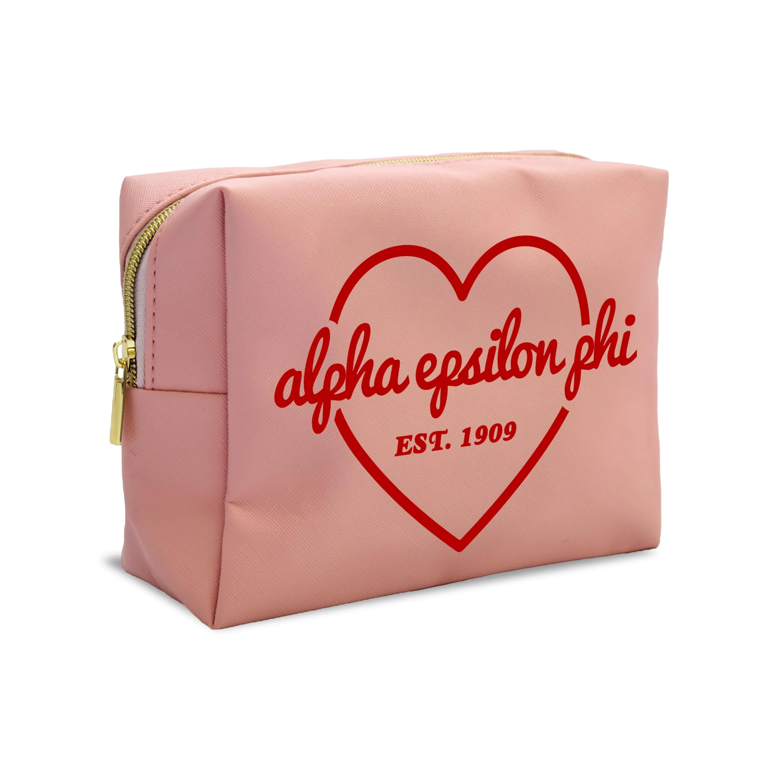 Alpha Epsilon Phi ソロリティピンクメイクアップバッグ