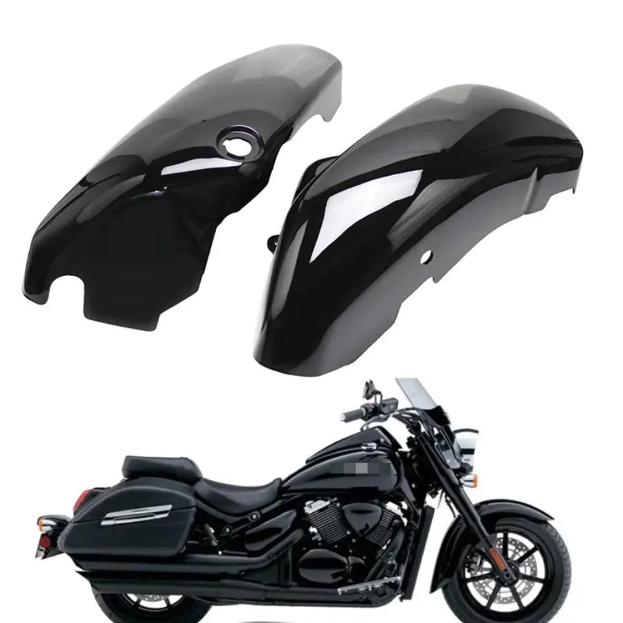 並行輸入品 左 + 右フェアリングプロテクターバッテリーサイドカバースズキブルバードボルイーサ C50 VL400 VL800 2005-2017 201