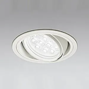 オーデリック LEDユニバーサルダウンライト M形 埋込穴φ125 HID35Wクラス LED12灯 配光角27° 連続調光 本体色:オフホワイト 白色タイプ 4000K XD258141P