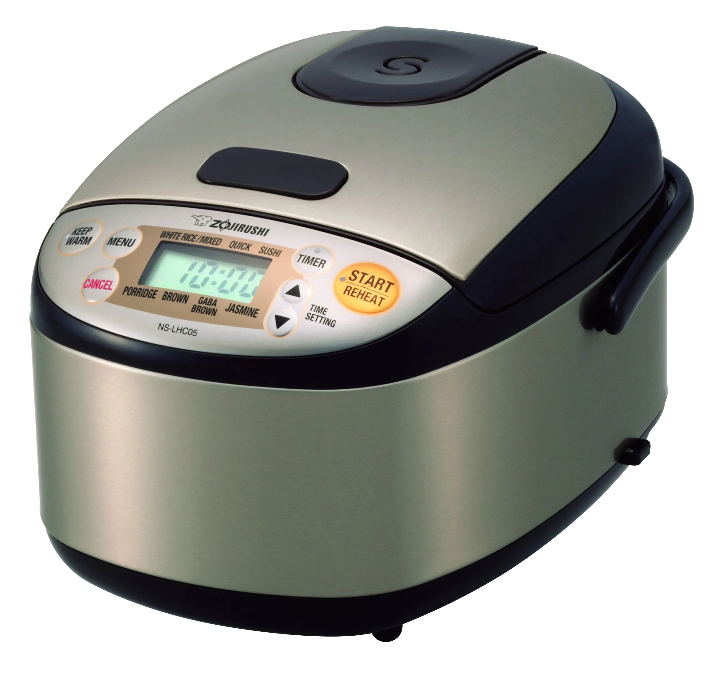 Zojirushi NS-LHC05XT Micom Rice Cooker \u0026 Warmer  Stainless Dark Brown by Zojirushi