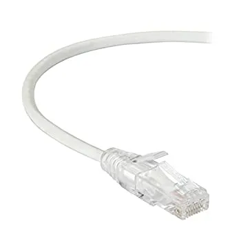【中古】【輸入品・未使用】3フィート ホワイト Cat6a スリム 28Awg Patc
