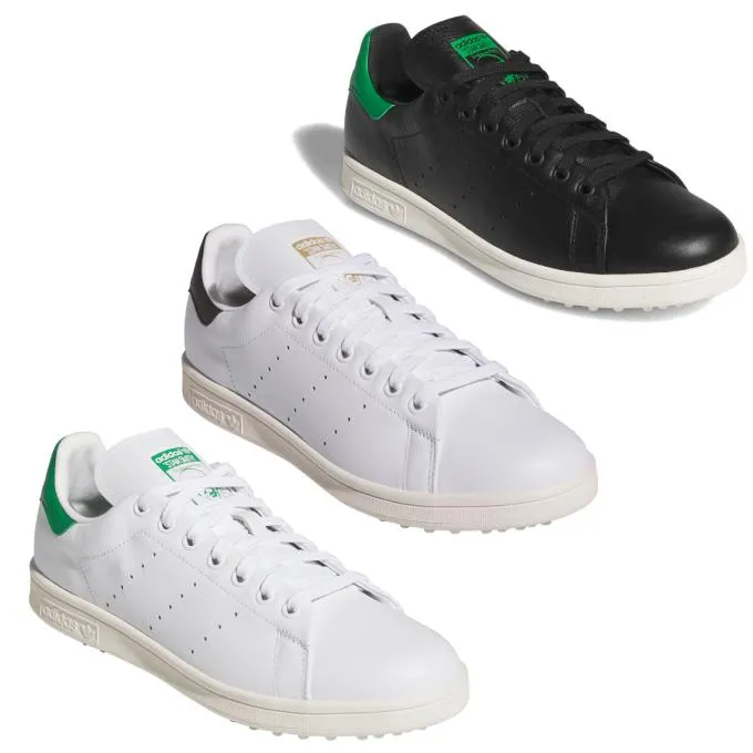 アディダス ゴルフシューズ スパイクレス メンズ レディース スタンスミス ゴルフ フルグレインレザー NNO27 adidas