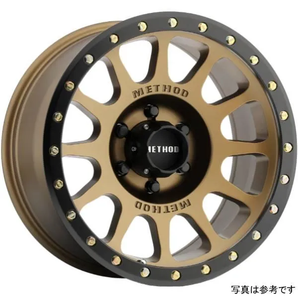 【USA在庫あり】 mrwMR30529080918 Method ホイール MR305 NV 20x9 +18mmオフセット 8x6.5 130.81mmセンターボア Methodブロンズ JP店