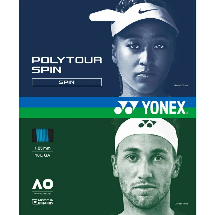ヨネックス ポリツアー スピン 120 (200M) テニス PTS120R2-060 yonex