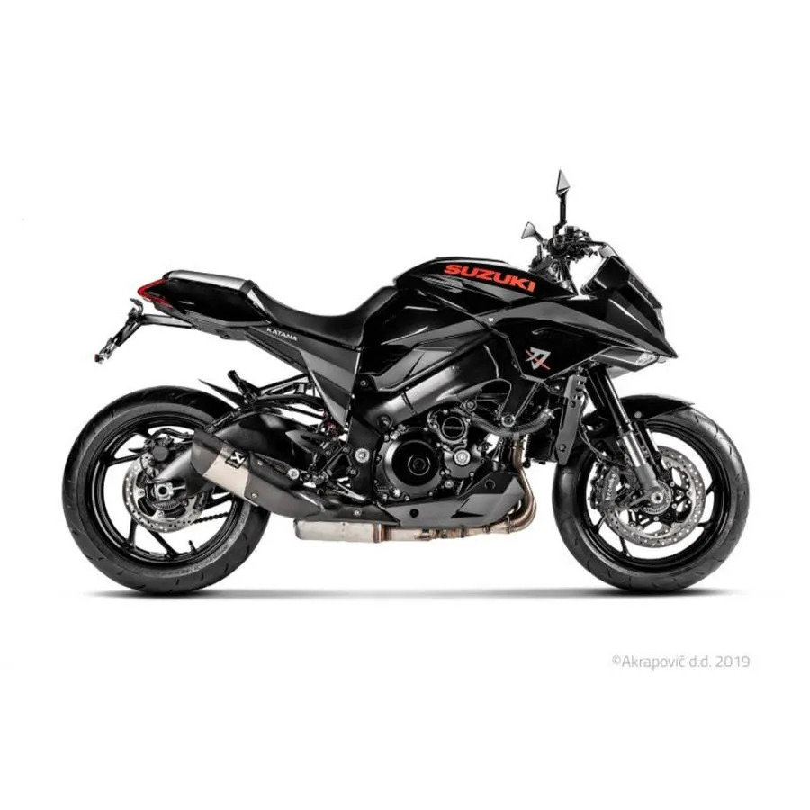 AKRAPOVIC GSXS1000/S1000F KATANA SLIP ON LINE チタン JMCA認証マフラー S-S10SO15-HAPT/1JPA