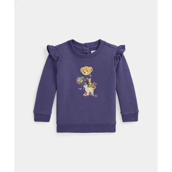 (ベビー)Polo ベア フリルド フリース スウェットシャツ