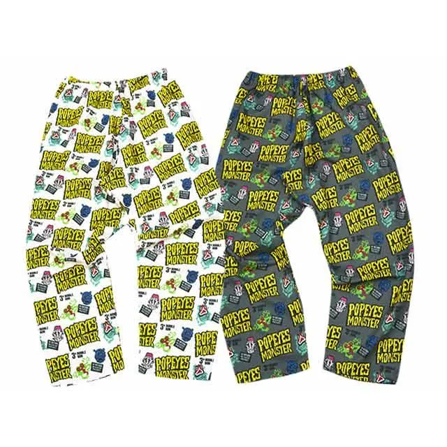 【POP EYES/ポップアイズ】2025SS「Monster Easy Slacks/モンスターイージースラックス」(25SS-PPE-4)(アンチェンジングラブ/ミスターエックス/ウルフパック)