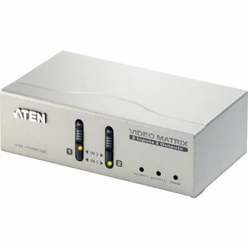 ATEN ( ATEN ) マトリックスビデオ切替器 VGA/2入力/2出力/オーディオ ( VS0202 ) 【メーカー取寄】