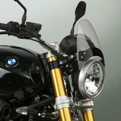 National Cycle Flyscreen スクリーン ウインドシールド ストレートブラケット  ライトスモーク/ブラックマウント BMW RnineT他