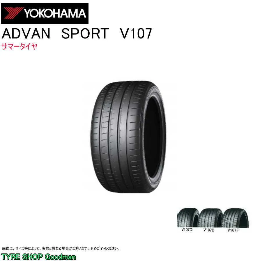 ヨコハマ 285/30R20 (99Y) XL V107 アドバン スポーツ サマータイヤ (スポーツタイヤ)(個人宅不可)(20インチ)(285-30-20)