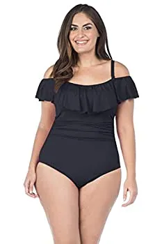 【中古】【輸入品・未使用】La Blanca SWIMWEAR レディース US サイズ: 16 Plus カラー: ブラック