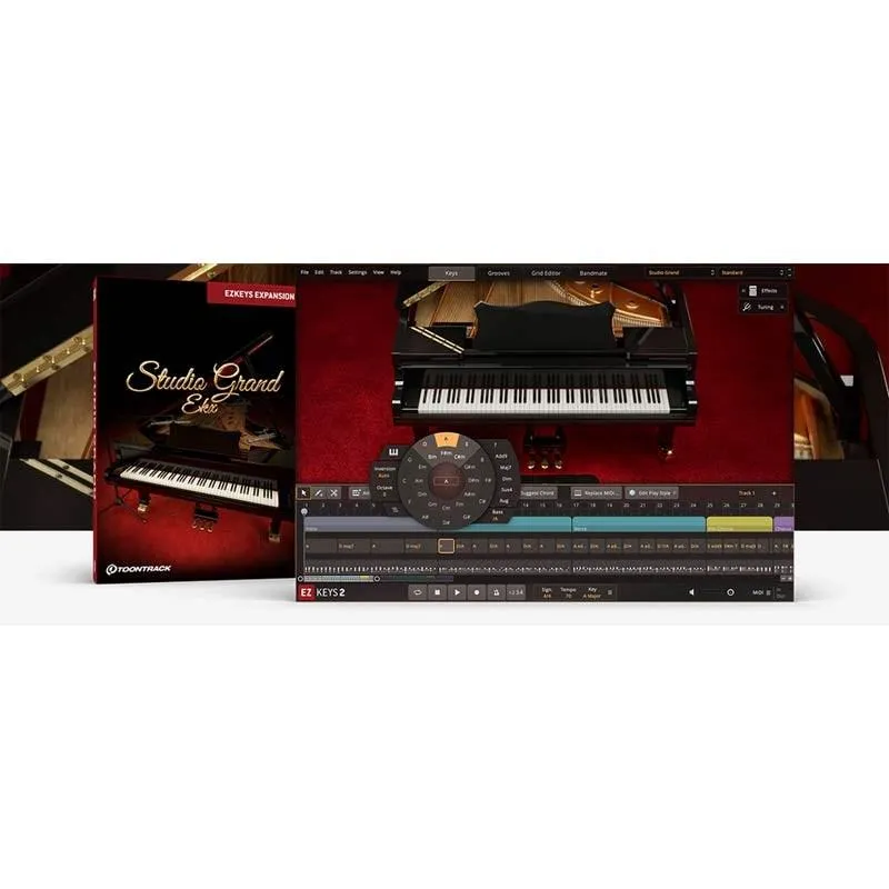 TOONTRACK EKX - STUDIO GRAND (トゥーントラック)(EKX拡張ライブラリ)(オンライン納品)(2時間以内に納品)