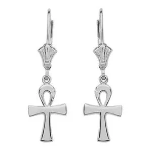 【送料無料】ジュエリー・アクセサリー シルバースターリングアンティークエジプトクロスドロップインワーズargent sterling antique ankh egyptien croix gouttependantes